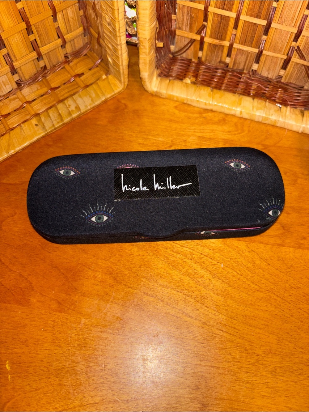 Eyeglass Case - Evil Eye/ All Eyes On You Nicole Miller